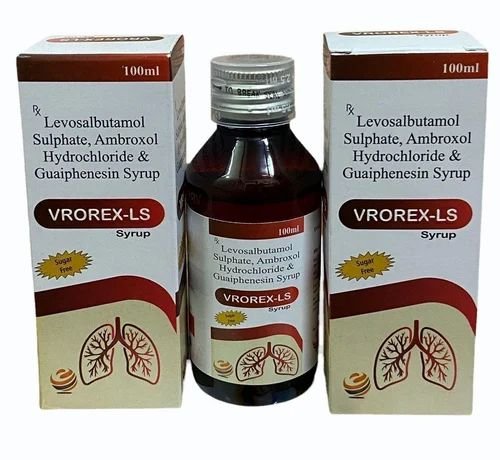 Levosalbutamol Sulphate Ambroxol Hydrochloride Guaiphenesin Syrup