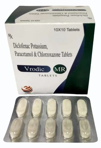 Diclofenac Potassium Paracetamol Chlorzoxazone Tablet